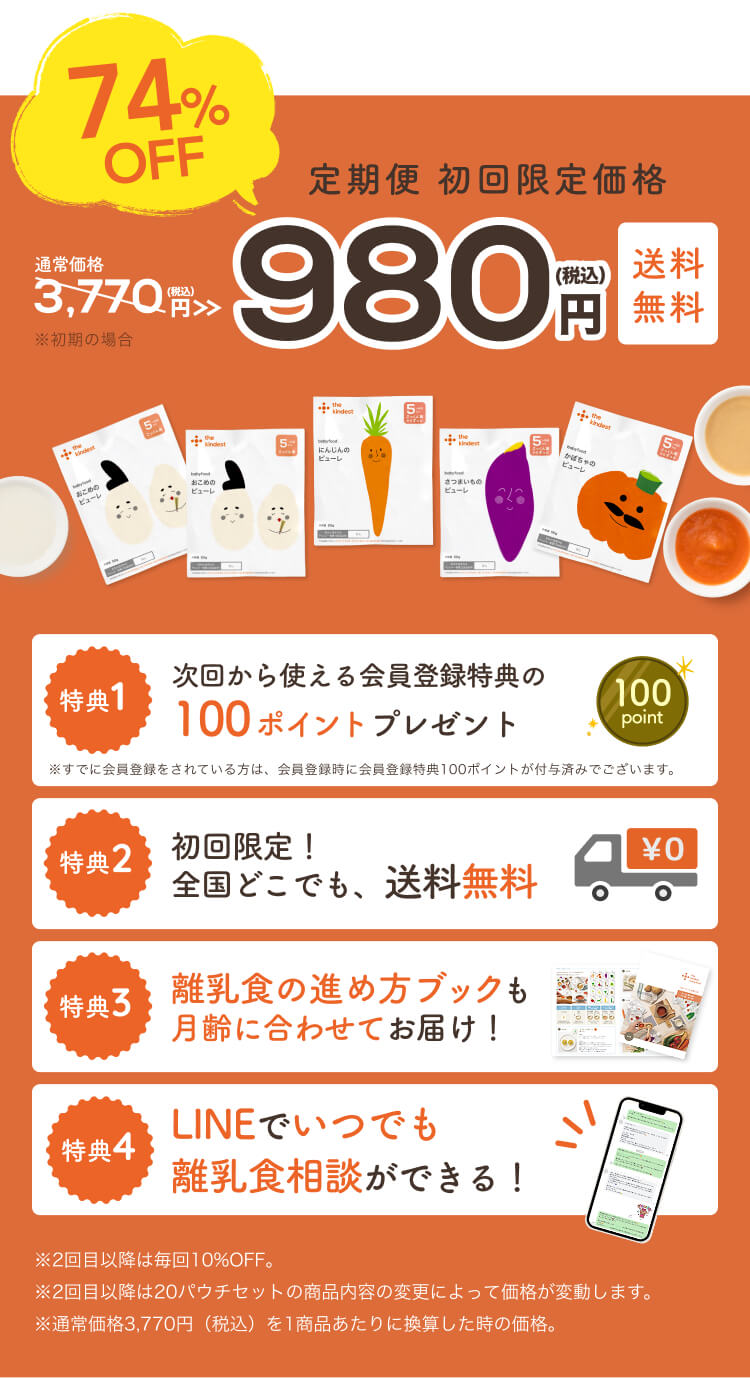 初回限定お試し価格 送料無料 980円(税込)